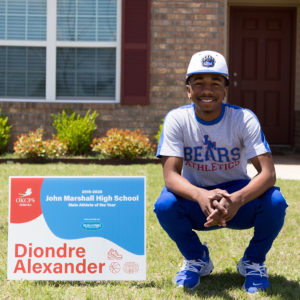 Diondre Alexander John Marshall HIgh School Male Student-Athlete of the Year