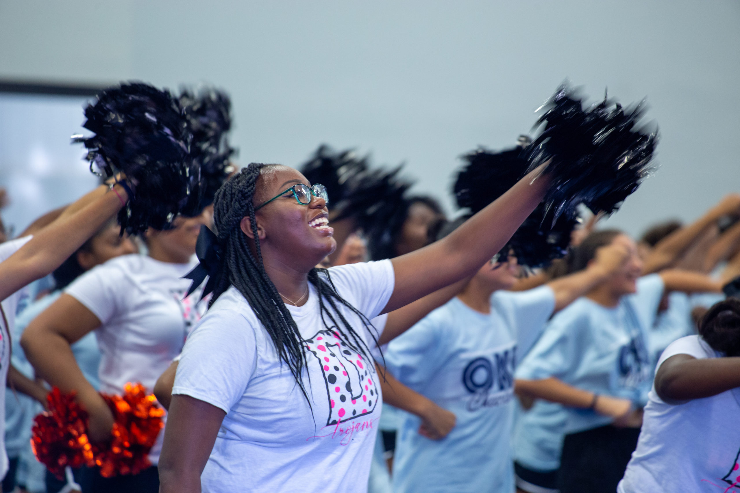 OKCPS cheerleaders at 2019 OKCPS Cheer Clinic