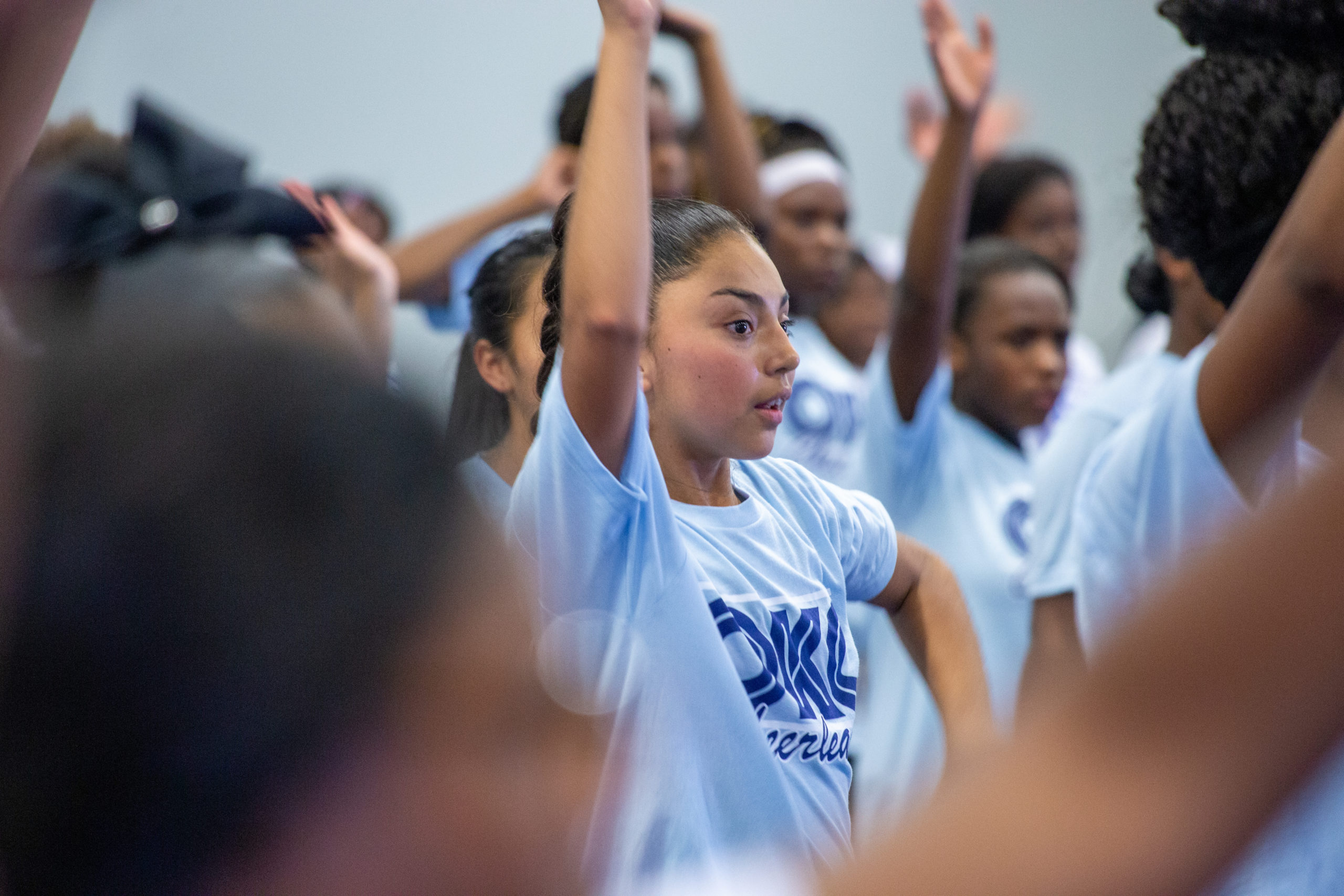 OKCPS cheerleaders at 2019 OKCPS Cheer Clinic