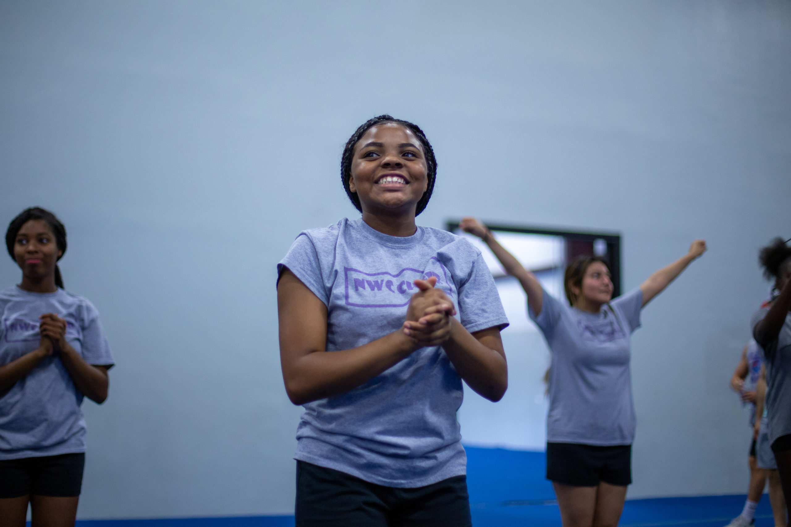 OKCPS cheerleaders at 2019 OKCPS Cheer Clinic