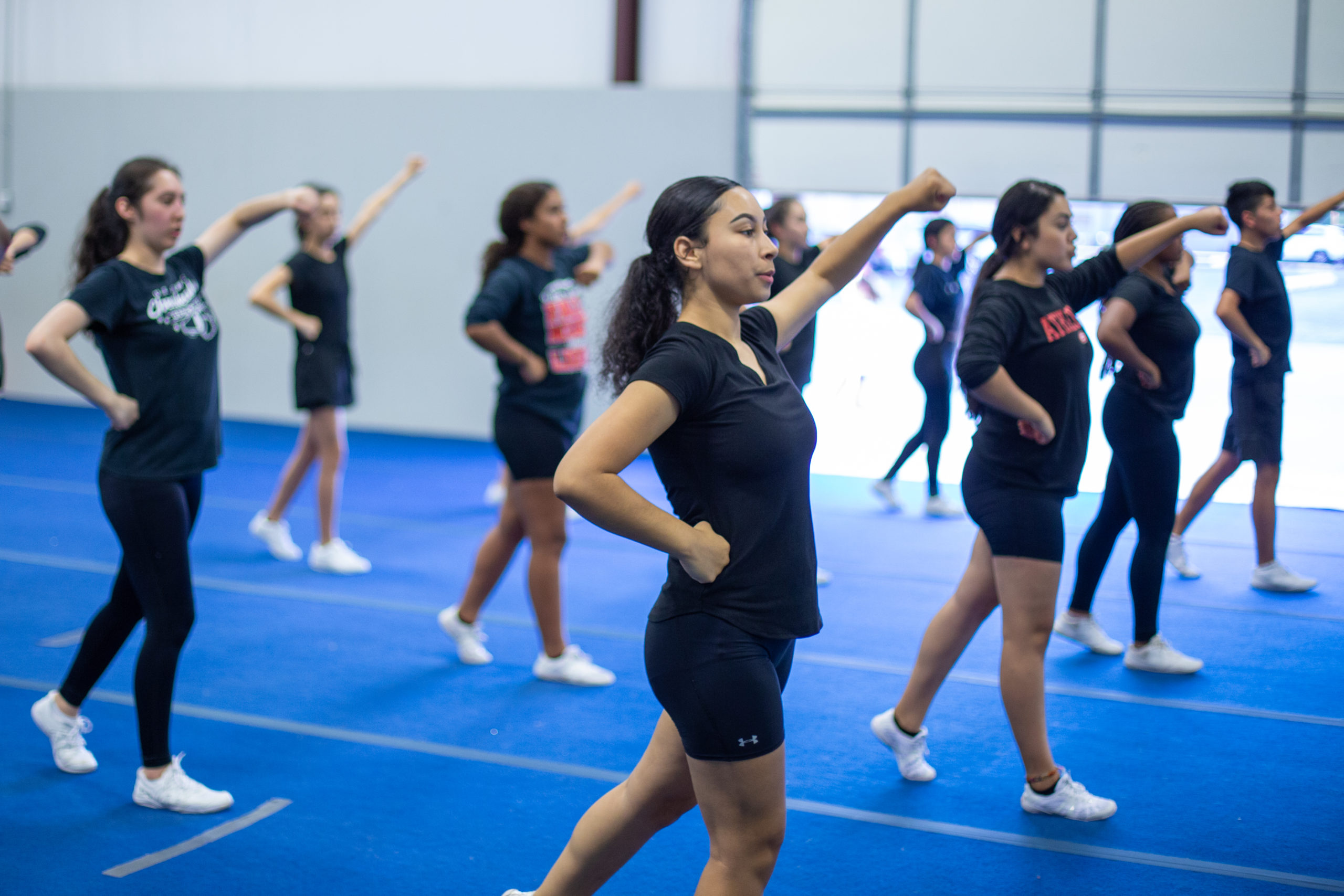 OKCPS cheerleaders at 2019 OKCPS Cheer Clinic