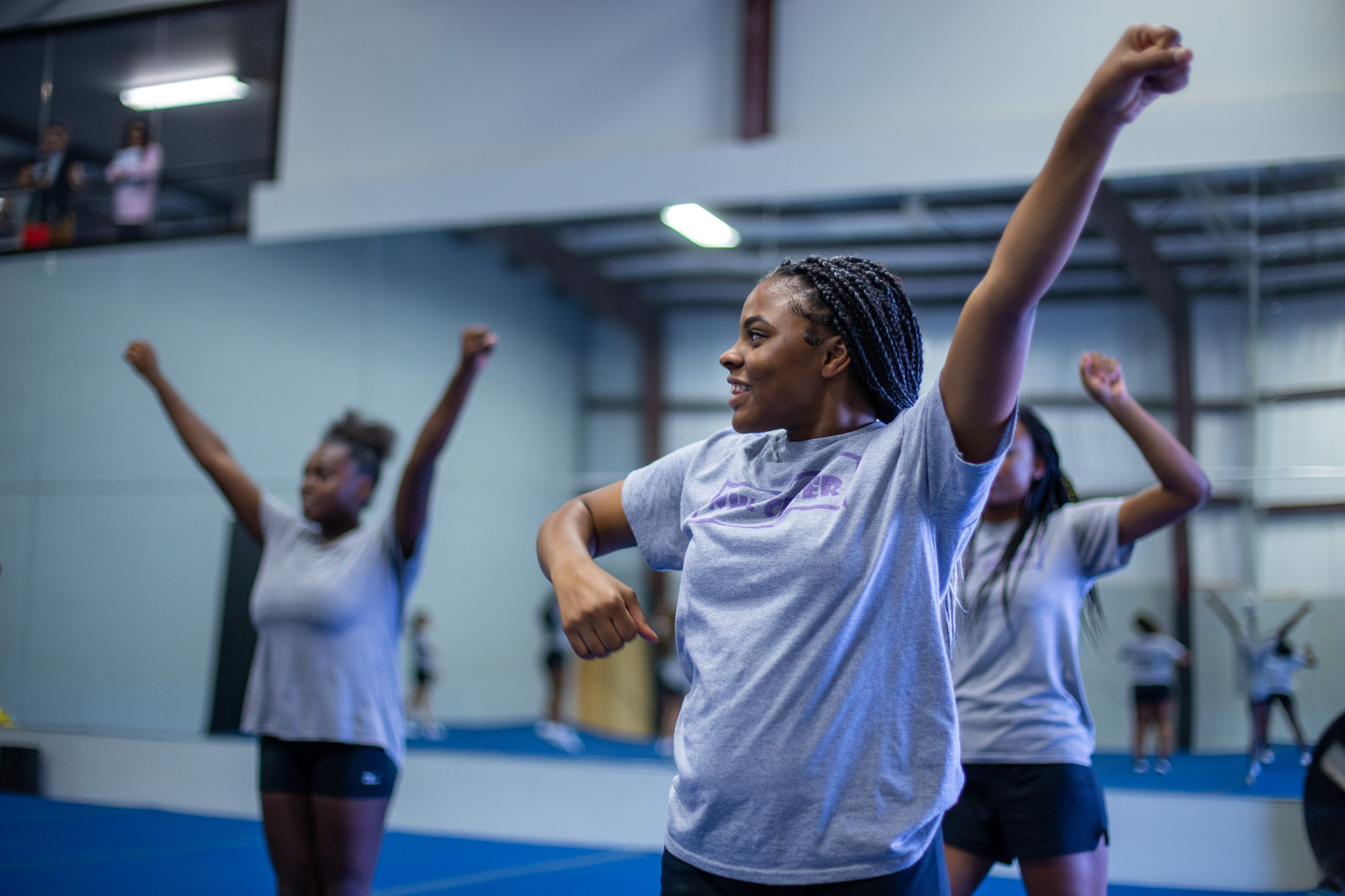 OKCPS cheerleaders at 2019 OKCPS Cheer Clinic