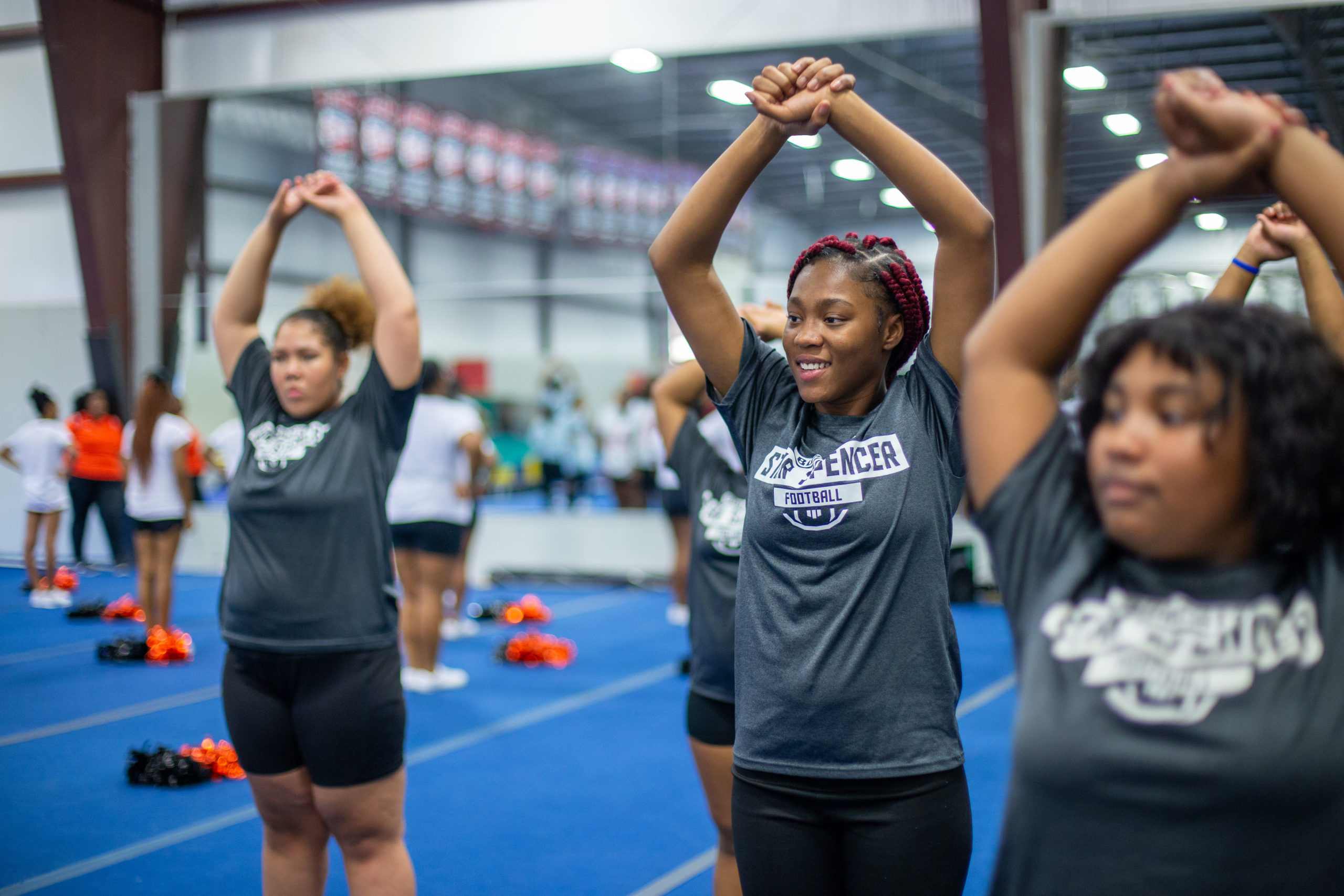 OKCPS cheerleaders at 2019 OKCPS Cheer Clinic