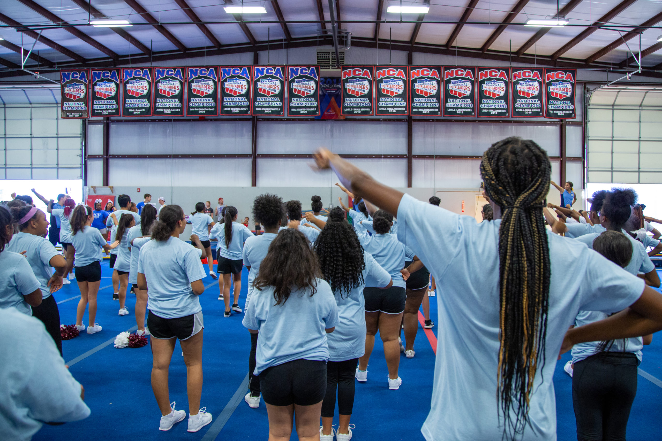 OKCPS cheerleaders at 2019 OKCPS Cheer Clinic