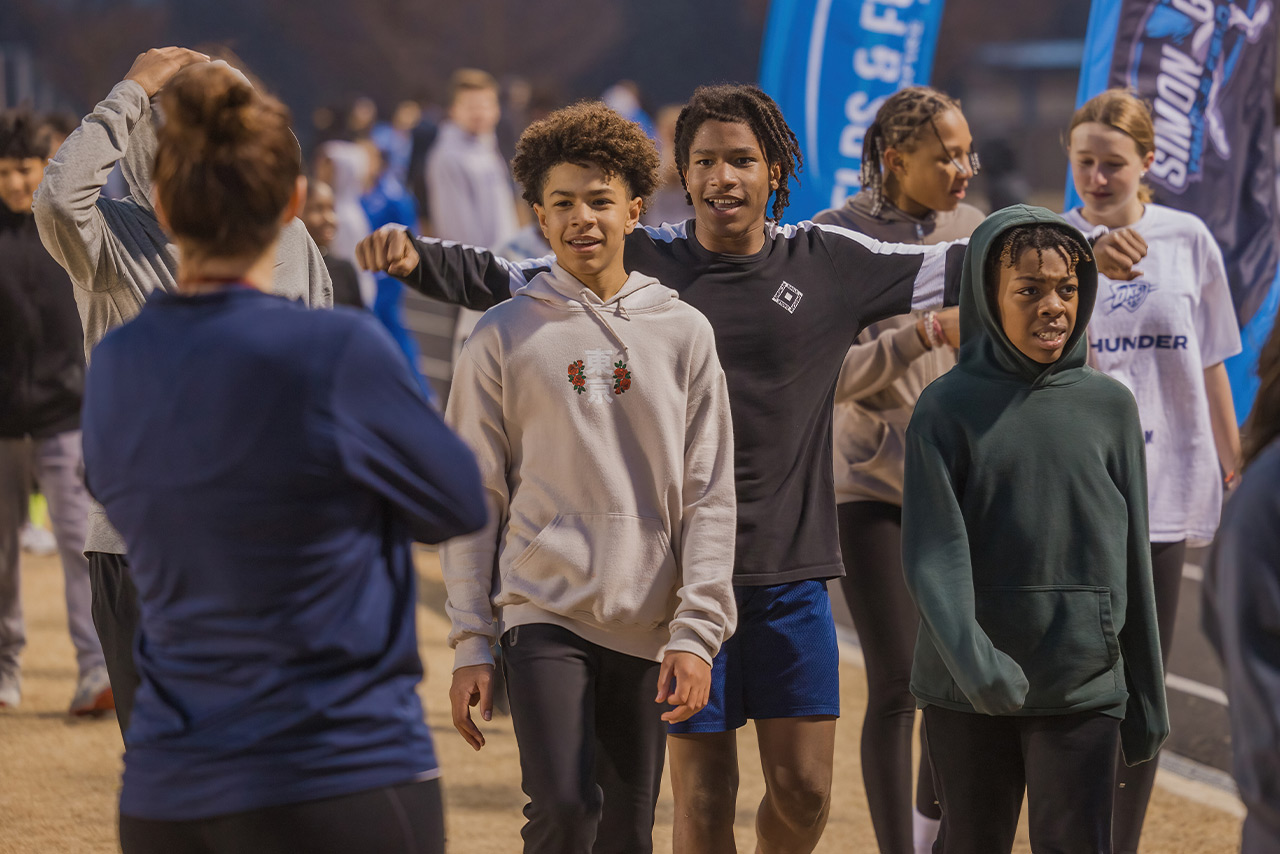 Fields & Futures 2023 Simon Greiner Program OKCPS Middle School Track Clinic blog gallery image