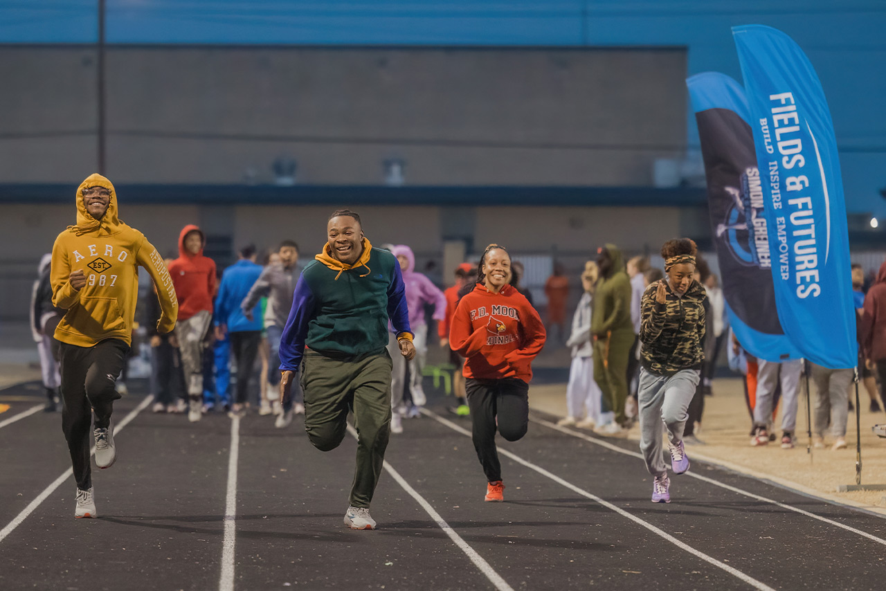 Fields & Futures 2023 Simon Greiner Program OKCPS Middle School Track Clinic blog gallery image