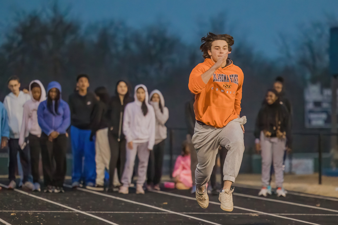 Fields & Futures 2023 Simon Greiner Program OKCPS Middle School Track Clinic blog gallery image