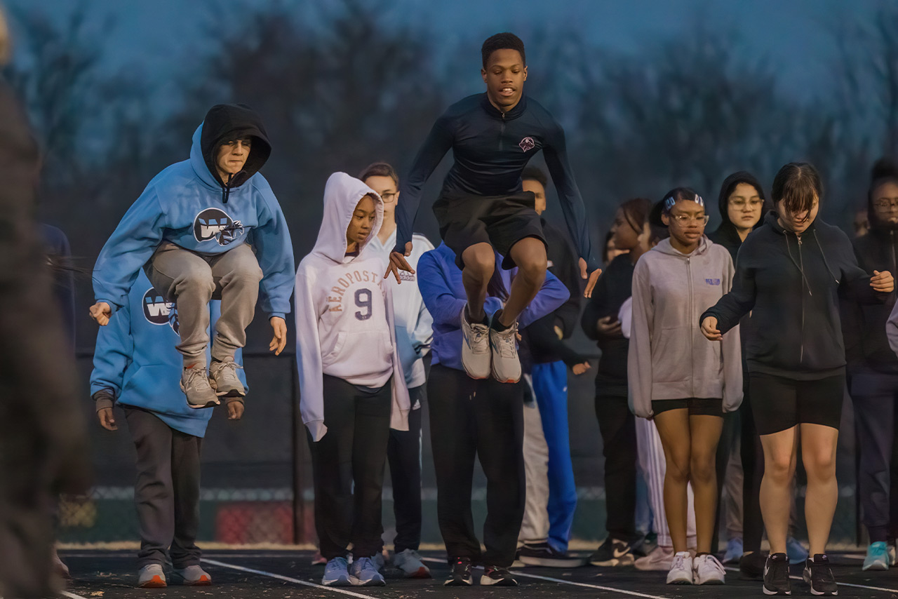 Fields & Futures 2023 Simon Greiner Program OKCPS Middle School Track Clinic blog gallery image