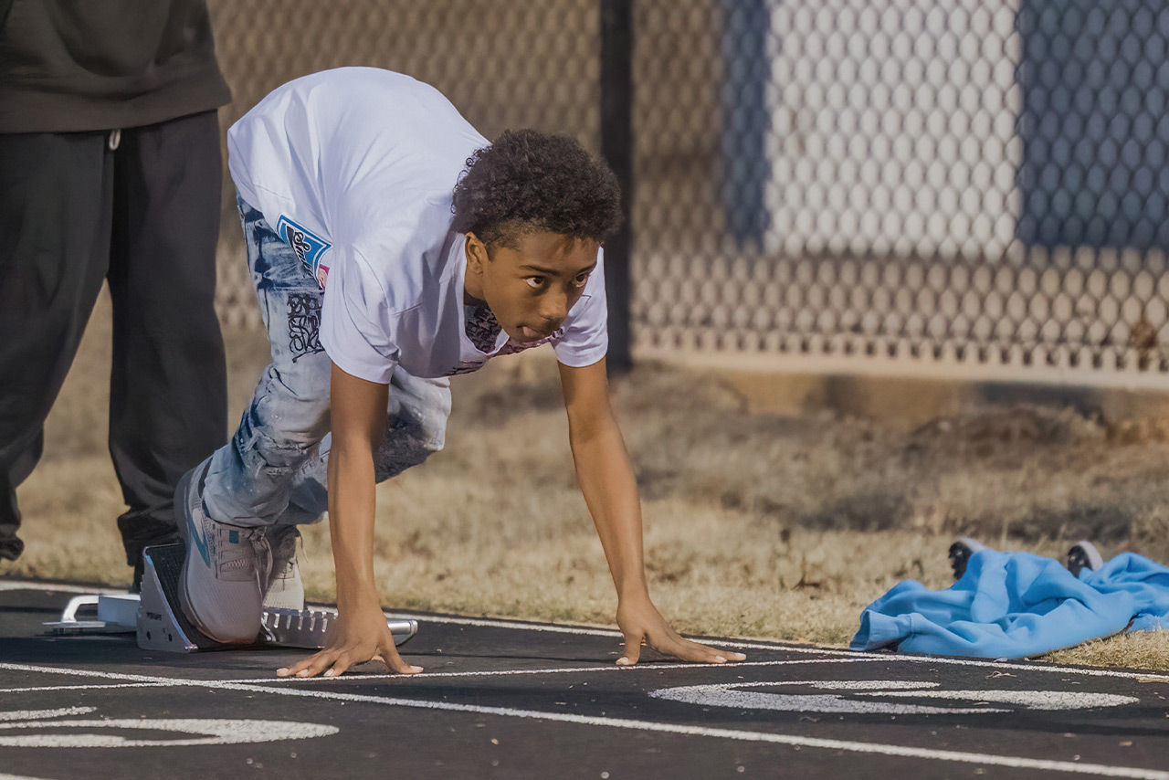 Fields & Futures 2023 Simon Greiner Program OKCPS Middle School Track Clinic blog gallery image