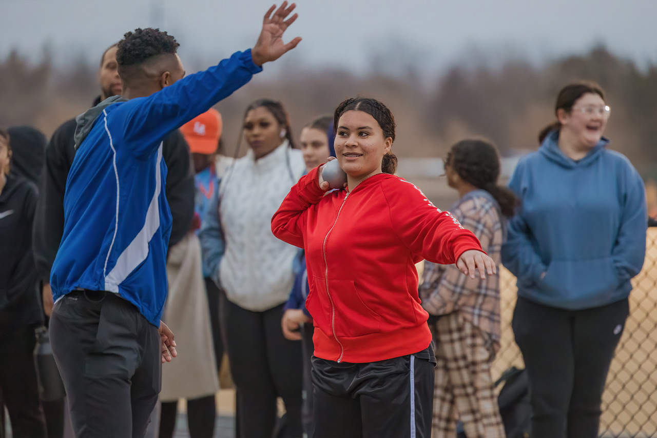 Fields & Futures 2023 Simon Greiner Program OKCPS Middle School Track Clinic blog gallery image