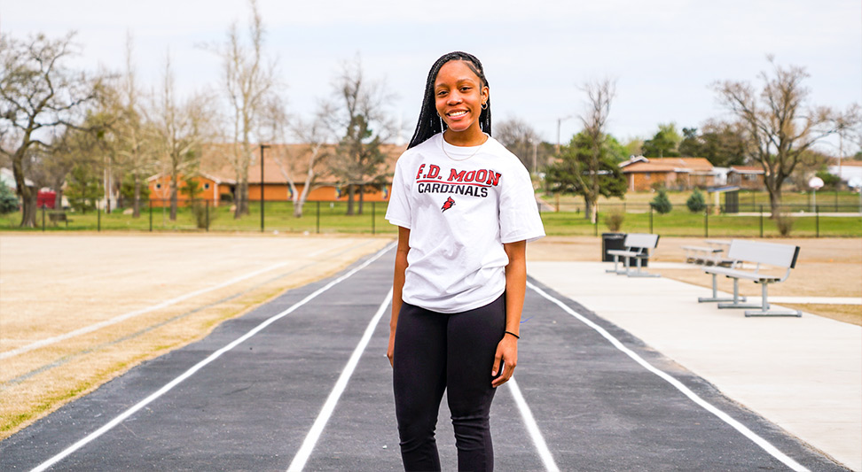 Fields & Futures OKCPS Student-Athlete Interview Ky'auna Crigler Story Image