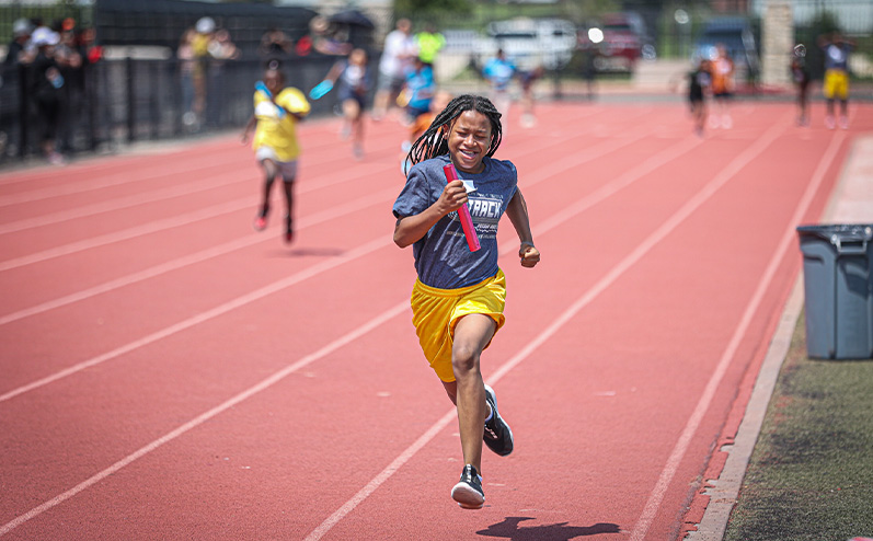 Fields & Futures Simon Greiner Program Blog OKCPS Elementary Track Championship Series story image