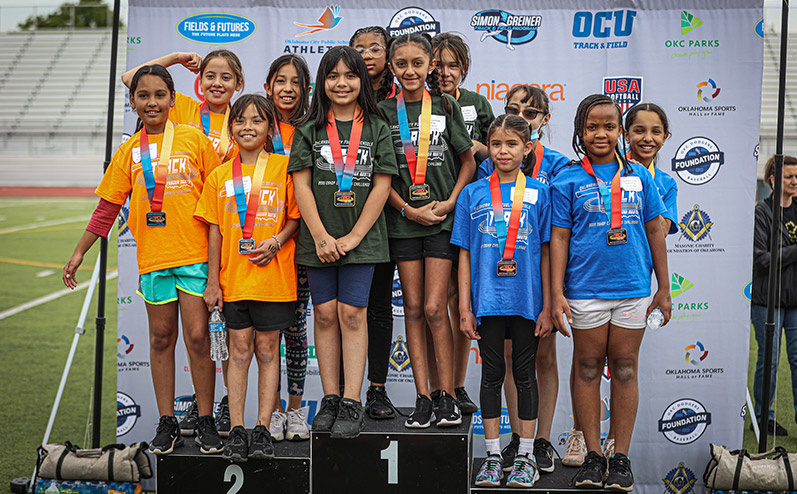 Fields & Futures Simon Greiner Program Blog OKCPS Elementary Track Championship Series story image