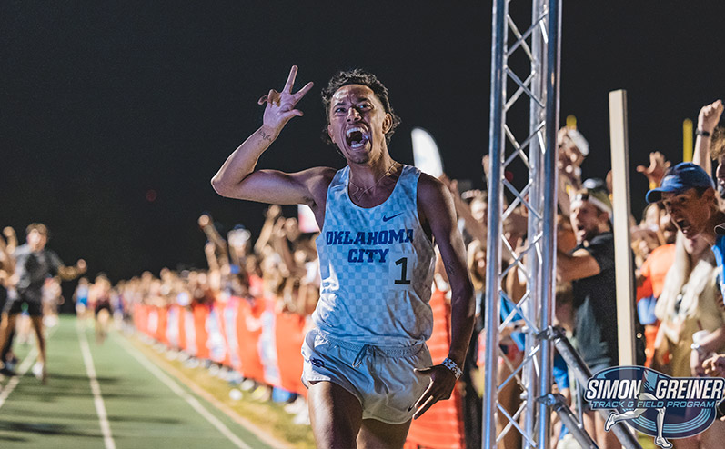 Fields & Futures Blog 2024 Stars Mile Night and Simon Greiner Elite Mile Story Image